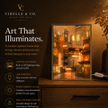 Virelle & Co Neon Glow Frame — Hero Image