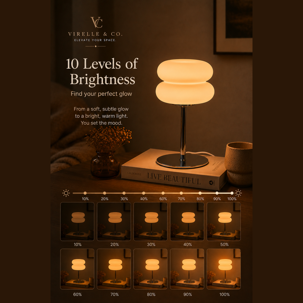 Virelle & Co Aura Glow Lamp - colour mode detail
