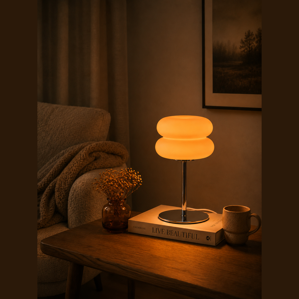 Virelle & Co Aura Glow Lamp - desk setup