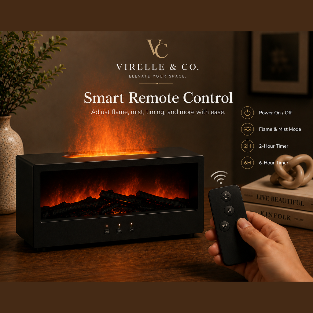 Virelle & Co Fireplace Aroma Diffuser - mist detail